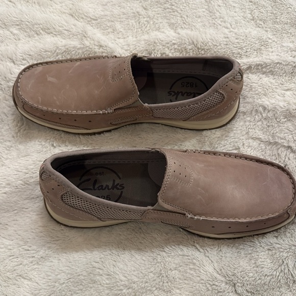 Men’s Clarks Armada Spanish loafers, color-tan, leather upper, size 8.5 - Picture 2 of 5